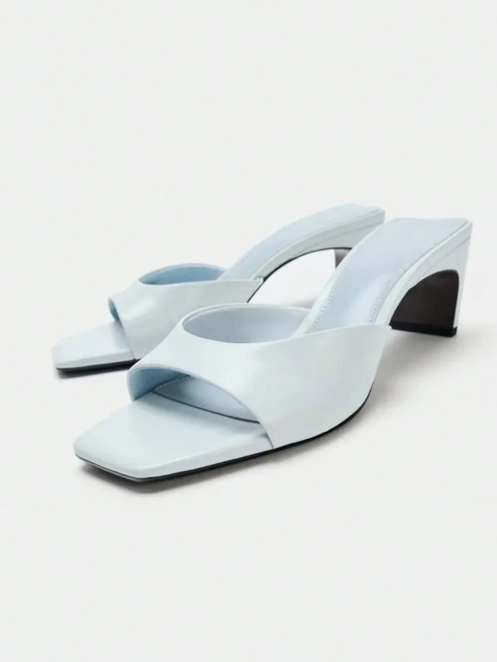 Baby Blue Basics Women's Mule High Heel
